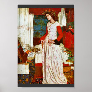 Poster La Reine Guinevere par William Morris (la