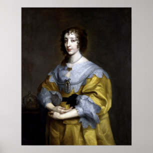 Poster La Reine Henrietta Maria