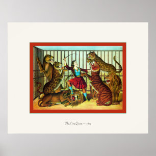 Poster La Reine Lion ~1874 ~ Art Vintage