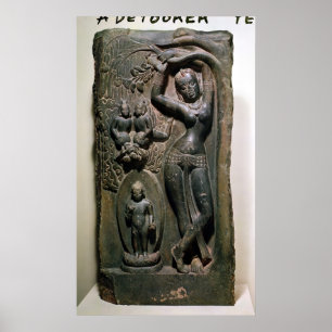 Poster La reine Maya donnant naissance au futur Bouddha