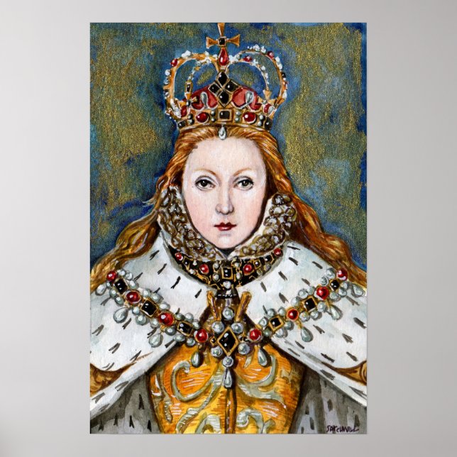 Poster La Reine Vierge (Devant)