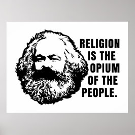 Poster La religion est l'Opium du peuple