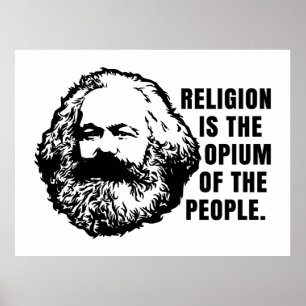 Poster La religion est l'Opium du peuple