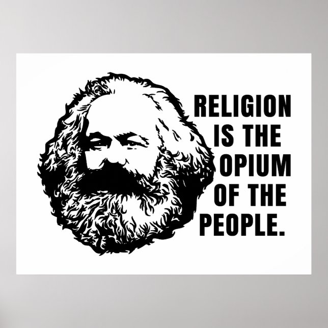 Poster La religion est l'Opium du peuple (Devant)