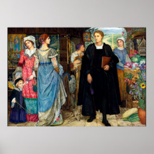 Poster La rencontre de chance c. 1907 Par Kate Elizabeth 