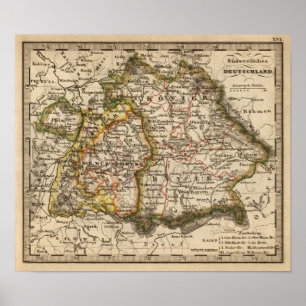 Poster La Rép. Féd. d'Allemagne du sud