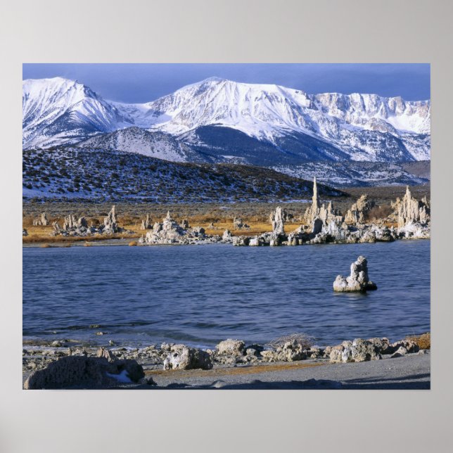 POSTER LA RÉSERVE NATURELLE DE MONO LAKE TUFA, (Devant)
