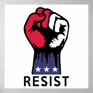 Poster La résistance contre la corruption politique