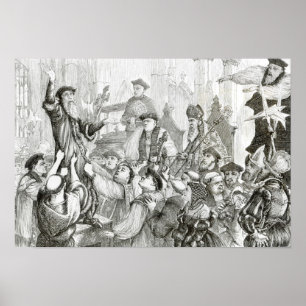 Poster La rétractation d'archevêque Cranmer