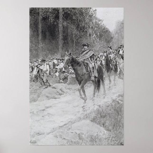 Poster La retraite de Washington des grandes prairies (Devant)