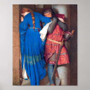 Poster La réunion Turret Stairs Peinture Frederic Burton