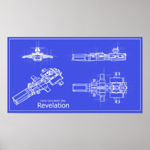Poster La révélation de galaxie Blueprints l'affiche