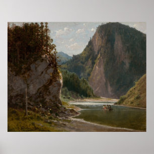 Poster La rivière Dunajec dans les montagnes Pieniny