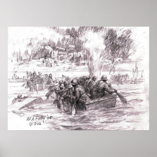 Poster La rivière Saar sous le feu (Devant)