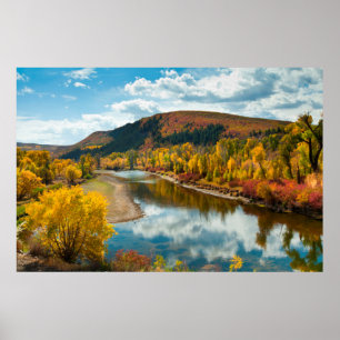 Poster La Rivière Yampa En Automne