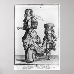 Poster La robe de ville d'été, 1678