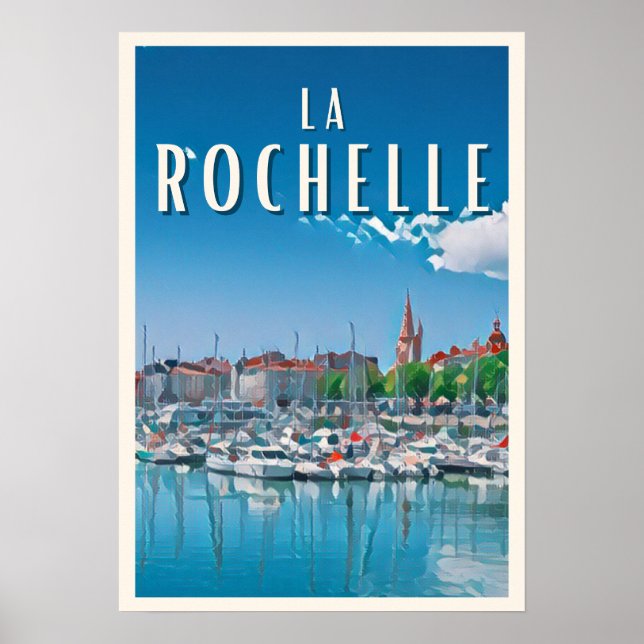 Poster La Rochelle Photo Vintage (Devant)