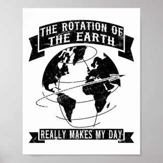 Poster La Rotation De La Terre Fait Vraiment Mon Jour1