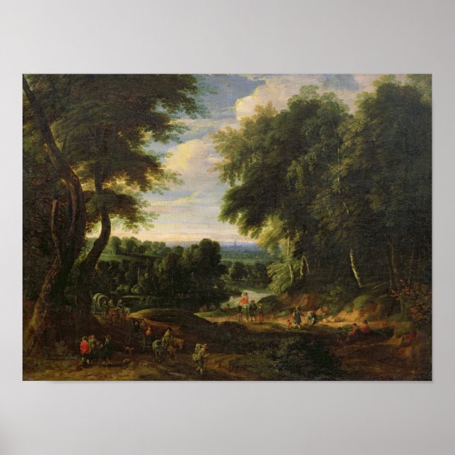 Poster La route de Boitsfort depuis Auderghem (Devant)