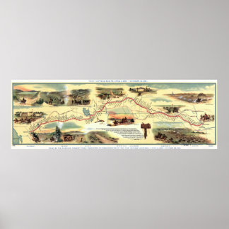 Poster La route de l'Express de Pony : Histoire américain