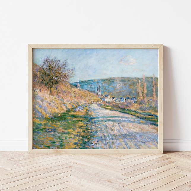 Poster La route de Vétheuil | Claude Monet (Créateur téléchargé)