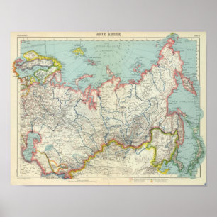 Poster La Russie, la Corée et l'Asie