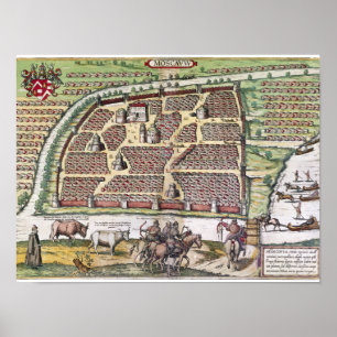 POSTER LA RUSSIE : MOSCOU, 1591