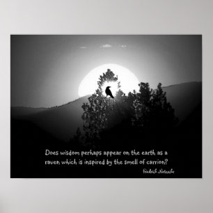 Poster La Sagesse Comme Un Corbeau