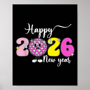 Poster La Saint-Sylvestre Bonjour 2026 Bonne Année 2026 D