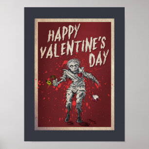 Poster La Saint Valentin Zombie