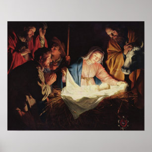 Poster La Sainte Famille et les Trois Sages
