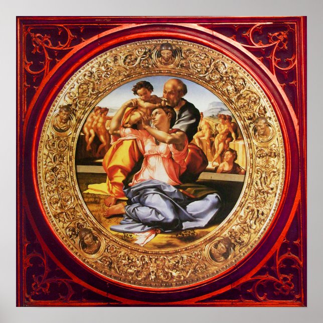 Poster La Sainte Famille - Le Doni Tondo (Devant)