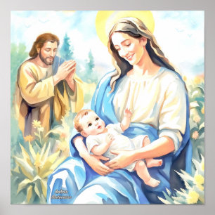 Poster La Sainte Famille - Nativité