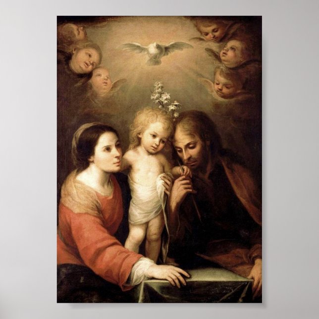 Poster La Sainte Famille Sacrada Familia (Devant)