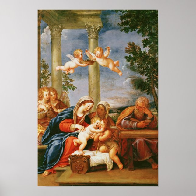 Poster La Sainte Famille St. Elizabeth et St. John (Devant)