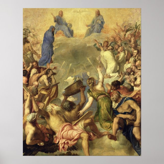 Poster La Sainte Trinité, 1553/54 (huile sur toile) (Devant)