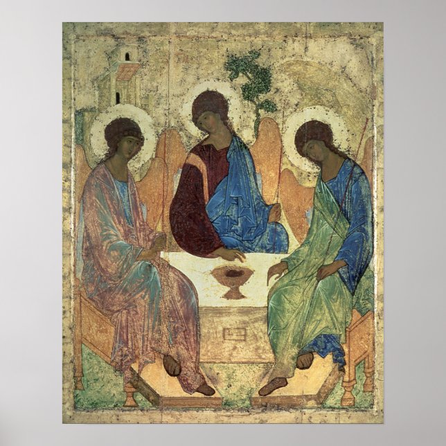 Poster La Sainte Trinité, années 1420 (Devant)