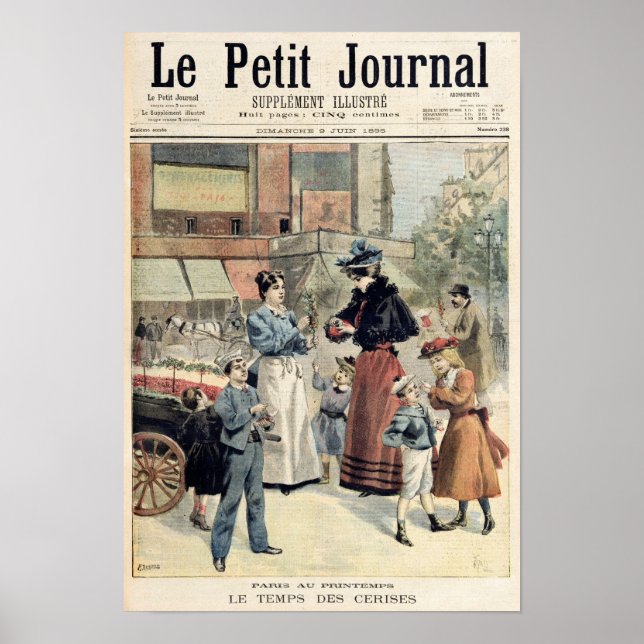 Poster La saison des cerises (Devant)