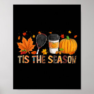 Poster La saison Leopard Citrouille Racquetbyll Halloween