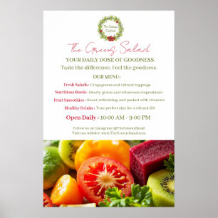 Poster La salade des Verts