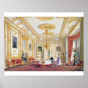 Poster La Salle Blanche du Château de Windsor (couleur l