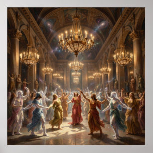Poster La Salle de Bal Pélasgienne Céleste