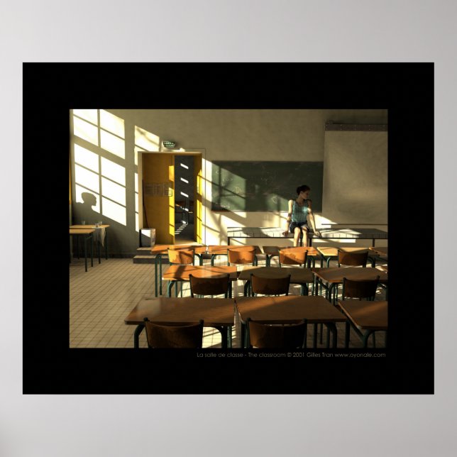 Poster La salle de classe - Salle de classe (Devant)