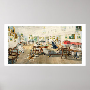 Poster La salle d'été dans la Chambre de l'artiste à