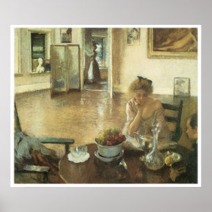 Poster La salle du petit-déjeuner, 1903 Edmund Charles Ta