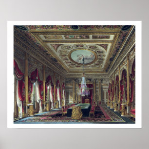 Poster La salle du Trône, Carlton House, de "L'Histoire