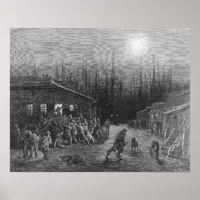 Poster La scène de nuit des Docks (Devant)