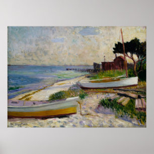 Poster La Scène De Plage De Glackens