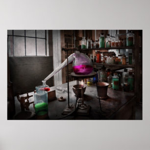 Poster La Science - chimiste - chimie pour la médecine