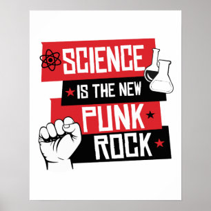 POSTER LA SCIENCE EST LE NOUVEAU PUNK ROCK